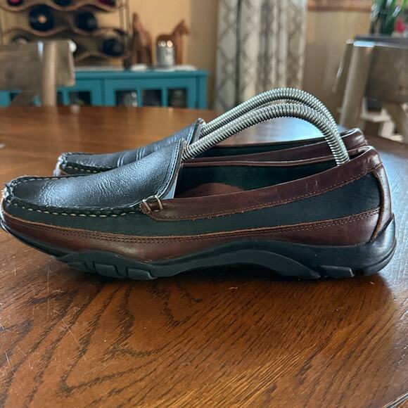 Allen Edmonds Boulder Venetian Driving Loafers Men\'s 8.5 D Black Brown main image 5